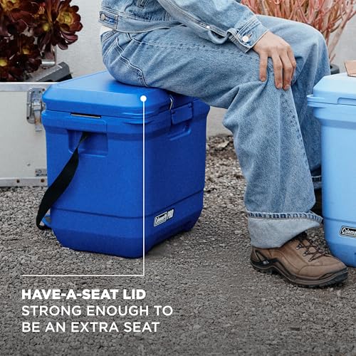 Coleman Pro 25qt tie-down-ready cooler for secure transport