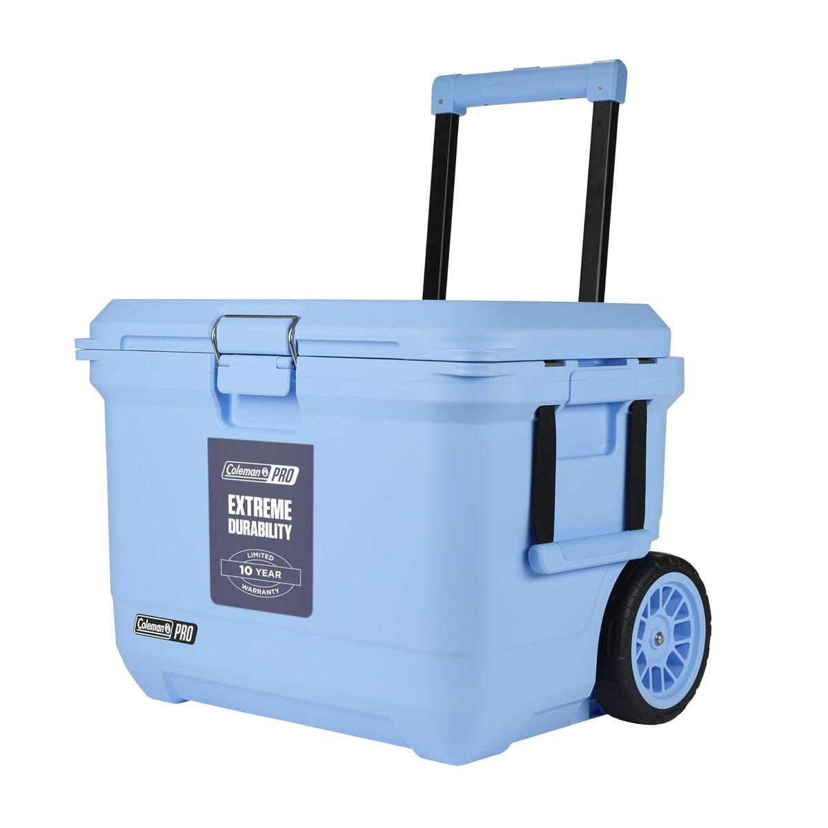 Coleman Pro 55qt with insulated lid and body preserves ice for days