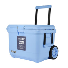Coleman Pro 55qt with insulated lid and body preserves ice for days