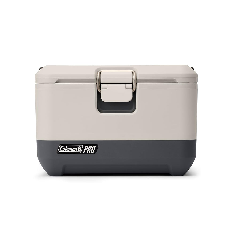 Coleman Pro Heavy-Duty 9qt insulated lunchbox exterior shows rugged durability and secure latch.