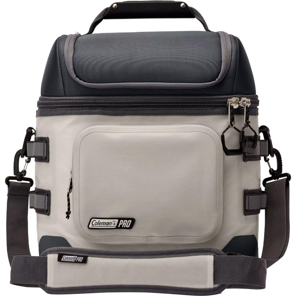 Coleman Pro soft cooler exterior rugged shell for durable outdoor use.