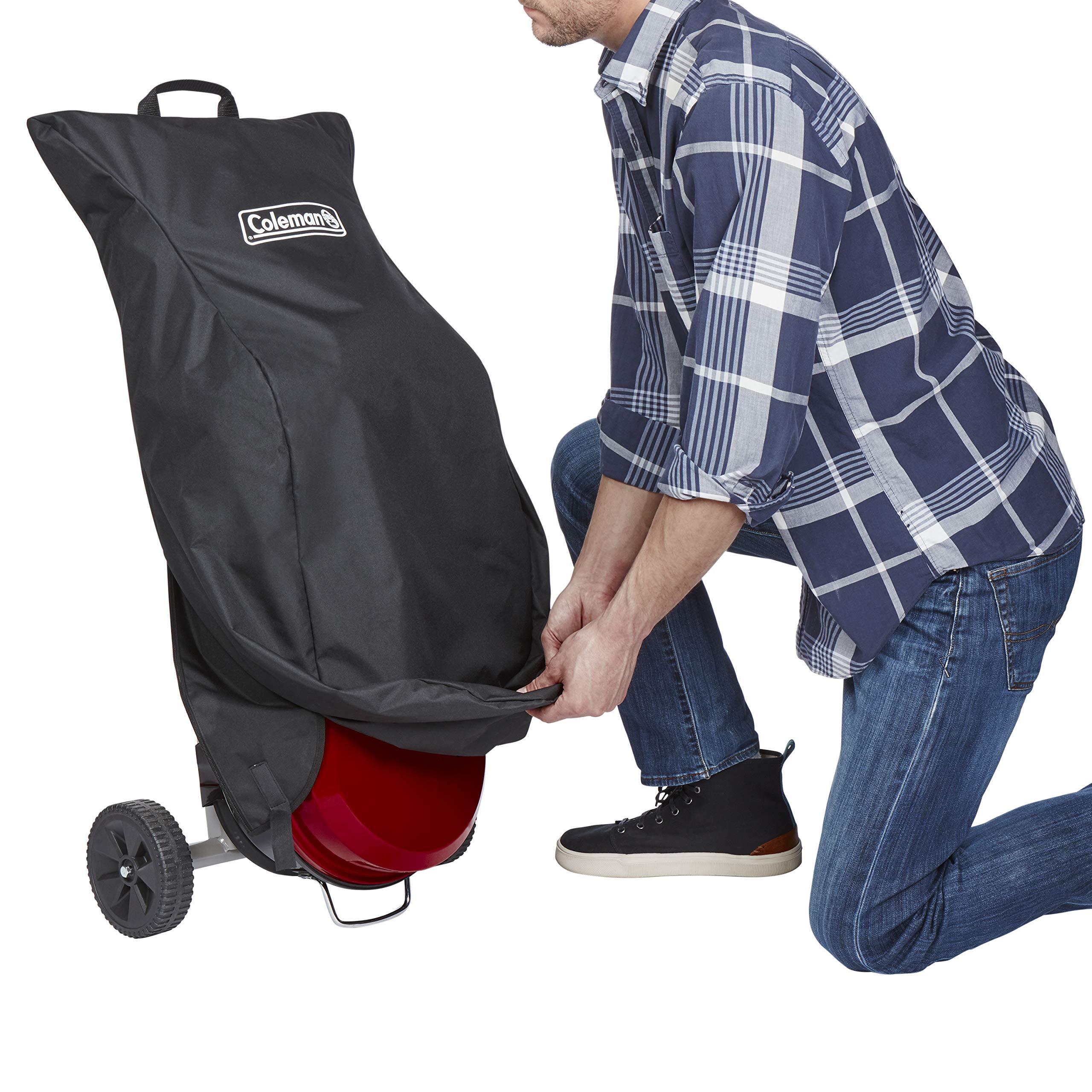 Front mesh pocket provides quick access to cooking items.