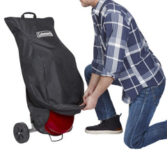 Front mesh pocket provides quick access to cooking items.