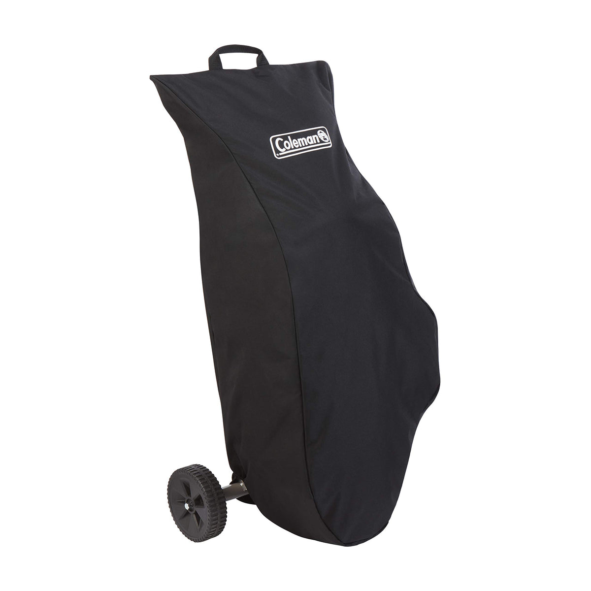 Coleman RoadTrip grill cover with top handles for easy transport.
