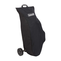 Coleman RoadTrip grill cover with top handles for easy transport.