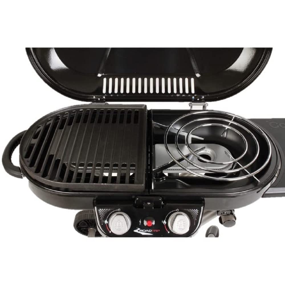 Coleman 12-inch pan compatibility boosts frying, boiling, and searing options.