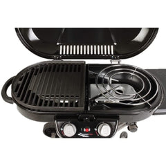 Coleman 12-inch pan compatibility boosts frying, boiling, and searing options.