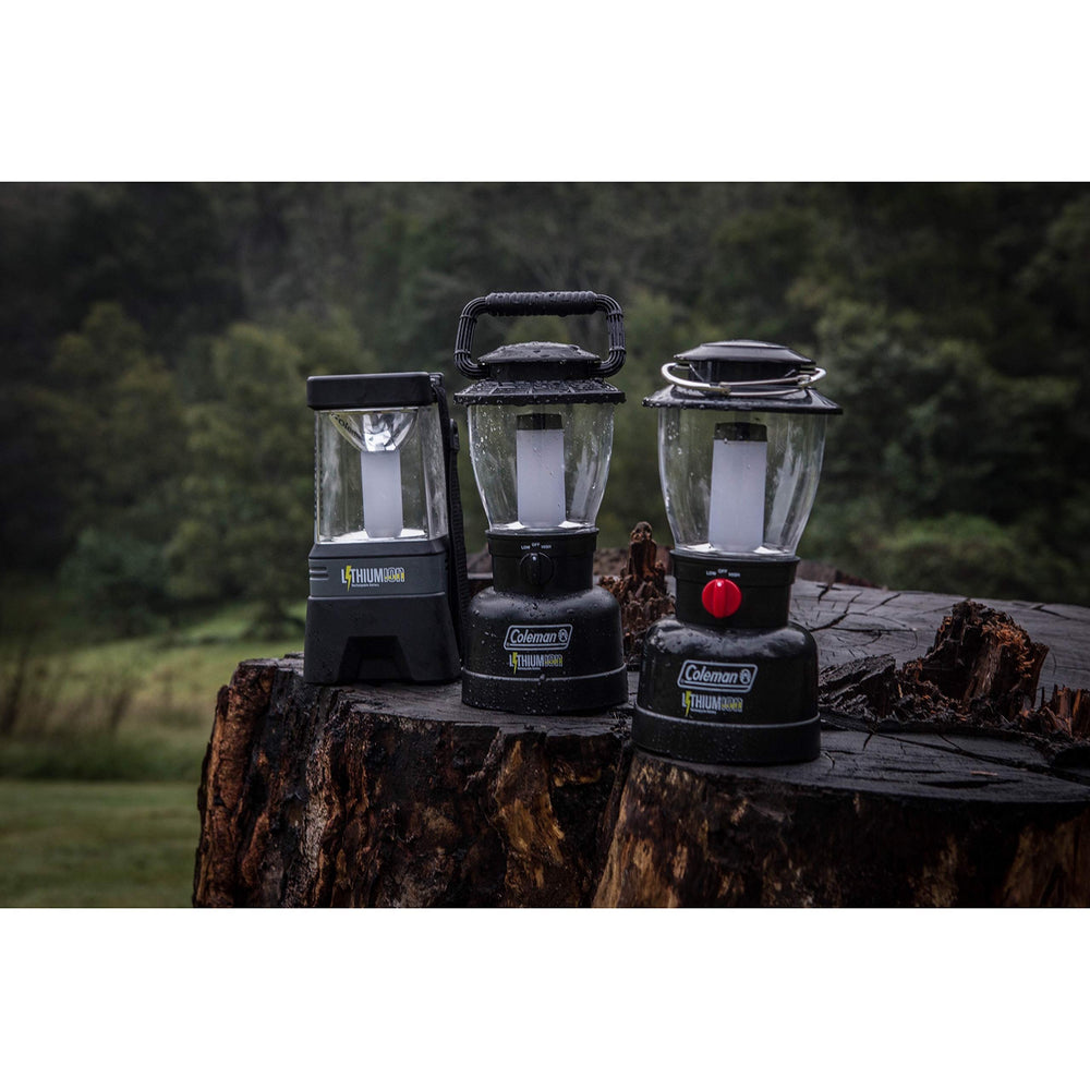 Coleman Rugged Lantern in use at a tailgate for night visibility