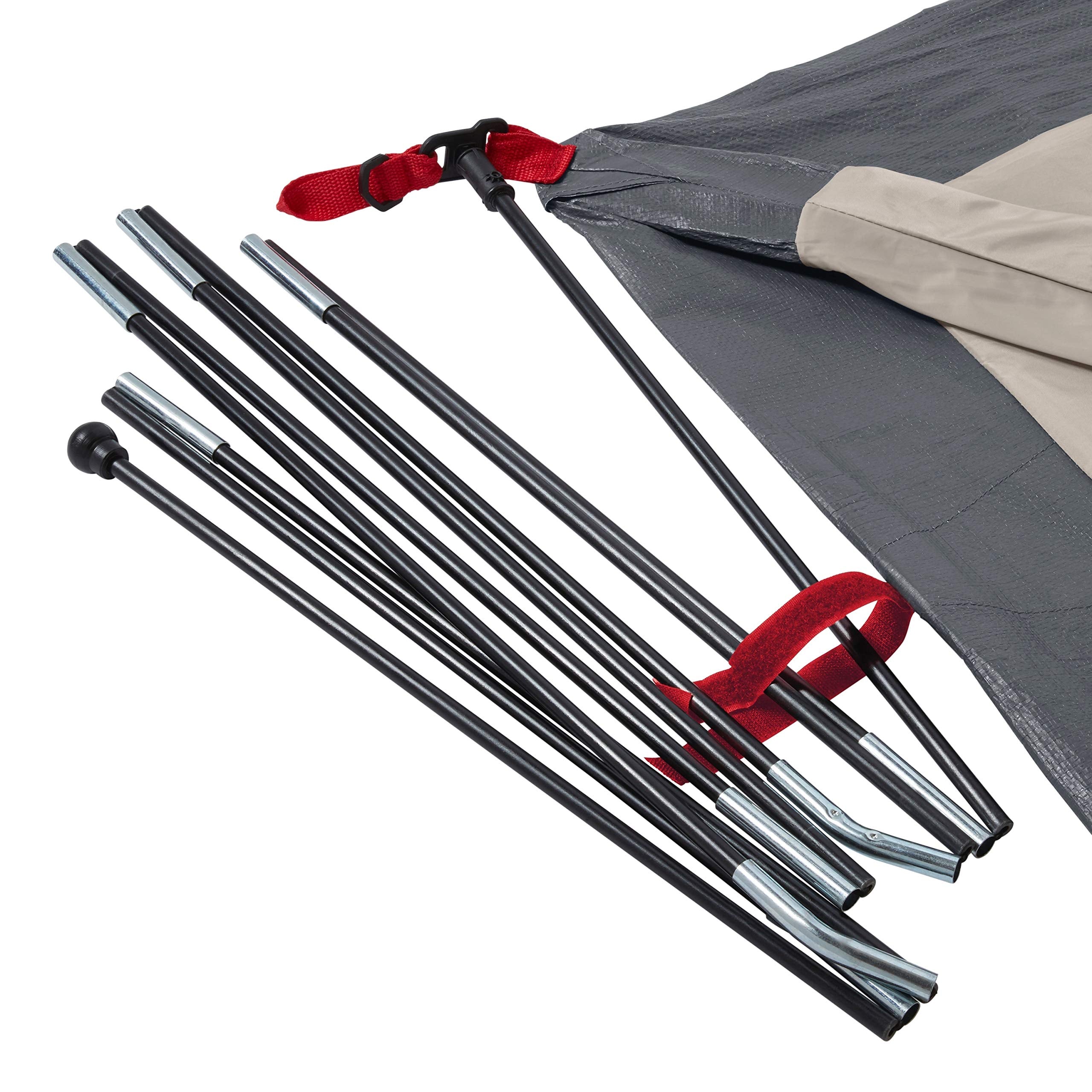 Coleman Skydome gear loft-pocket displays storage for small items.