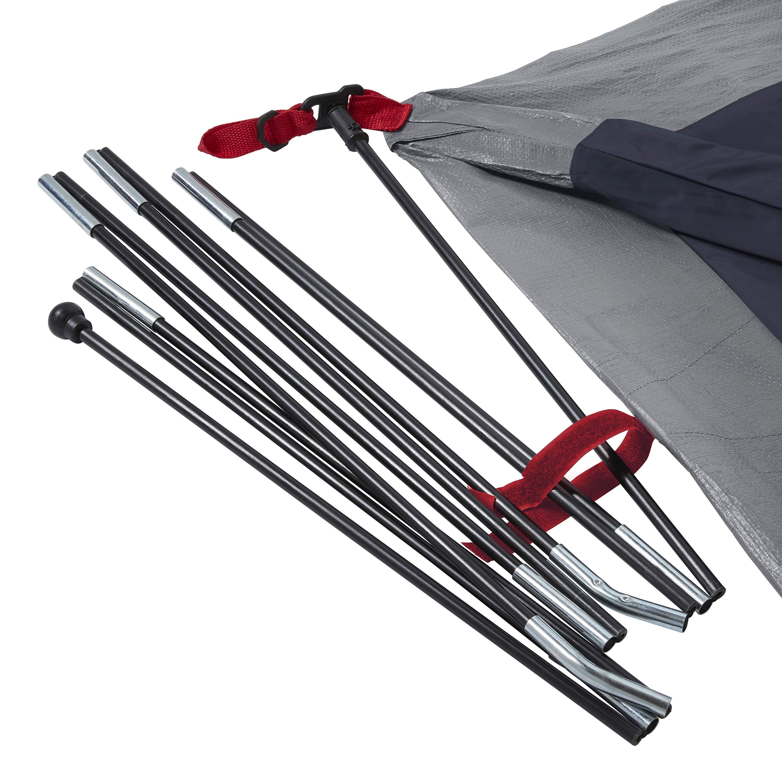 Coleman Skydome interior measures 12 by 9 feet for roomy sleep areas