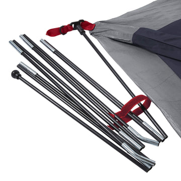 Coleman Skydome interior measures 12 by 9 feet for roomy sleep areas