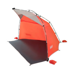 Coleman Skyshade large sun shelter ready for beach setup with ample shade.