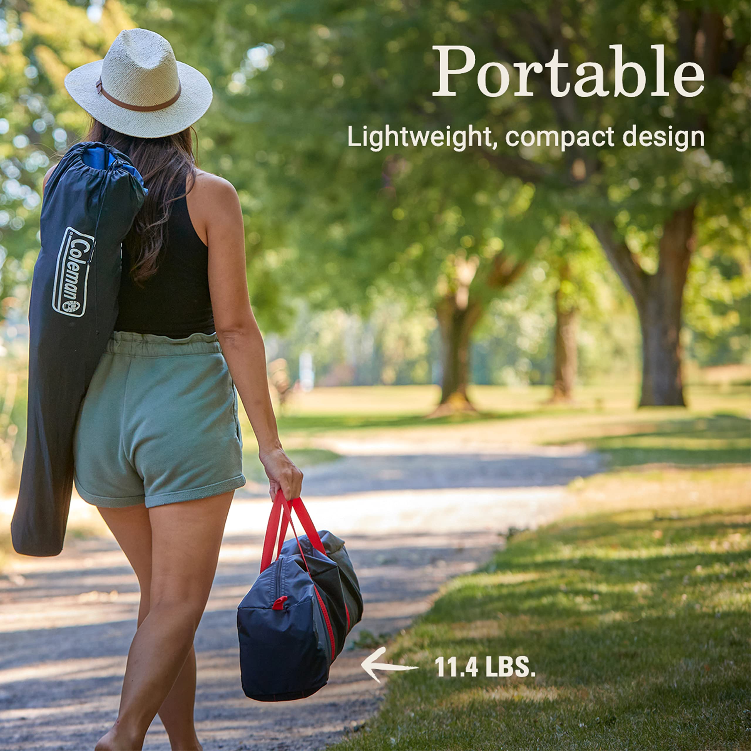 UPF 50+ sun protection from Coleman Skyshade for sunny outings