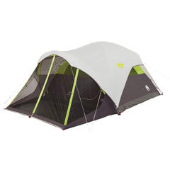 Coleman Steel Creek tent interior provides roomy space for sleeping and gear storage.