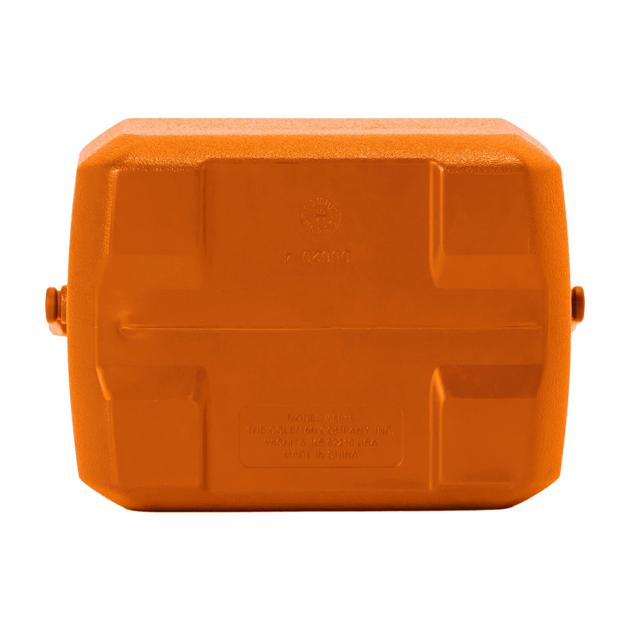 Coleman Take 6 orange bottle lid open for easy cleaning access.