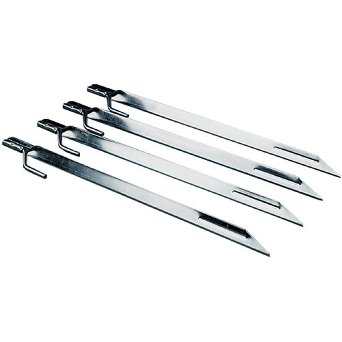 Coleman tent stake 12-inch metal anchor for strong hold on soft ground at campsites
