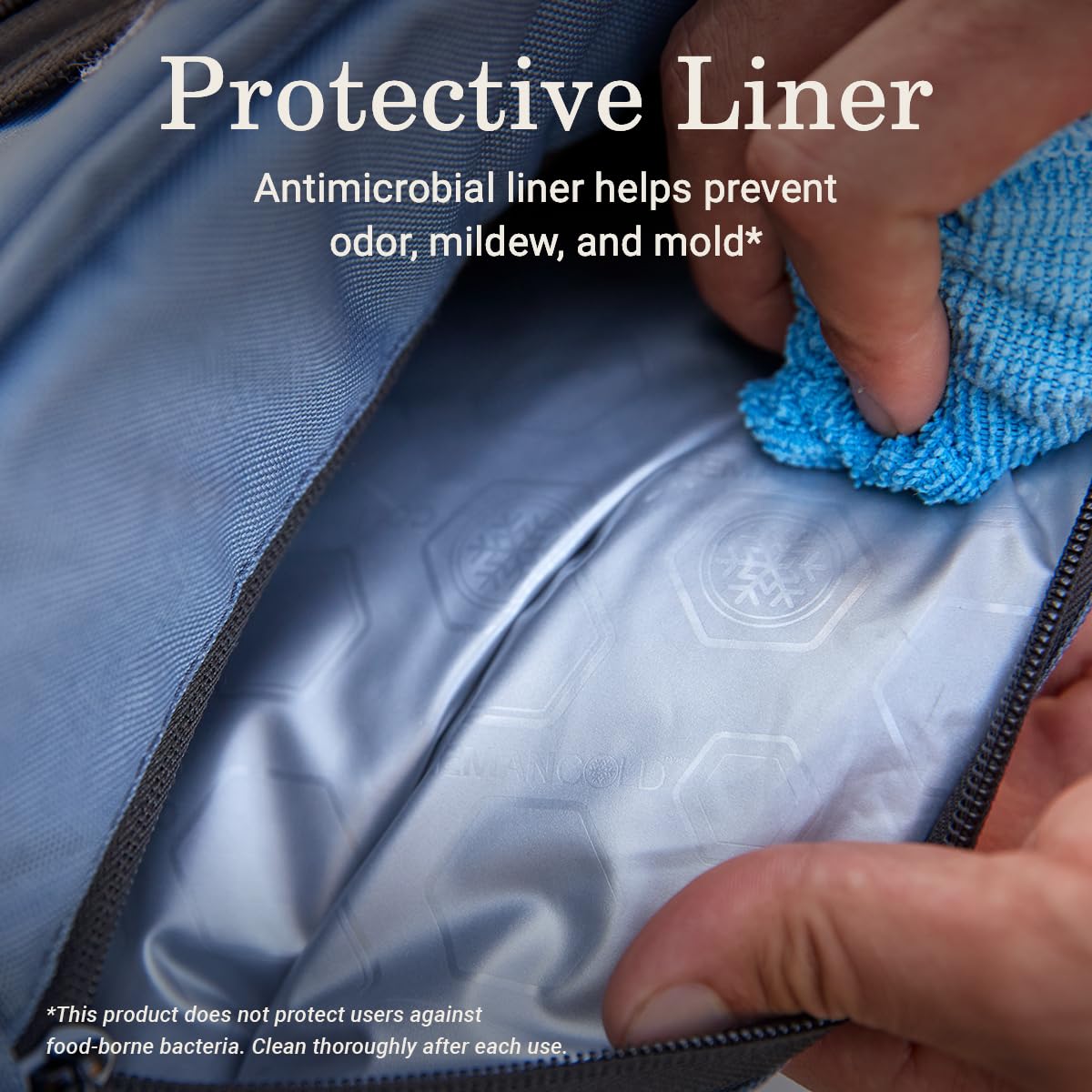 Coleman TranslatR recycled fabric exterior supports eco-friendly packing.