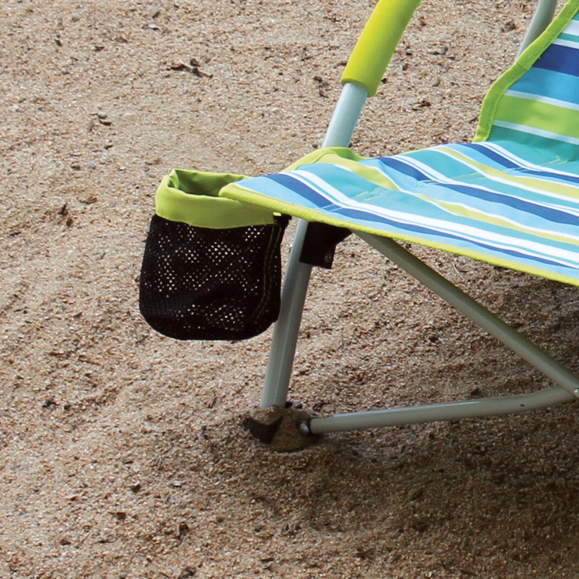 Coleman Utopia Breeze chair seatback pocket for quick essentials