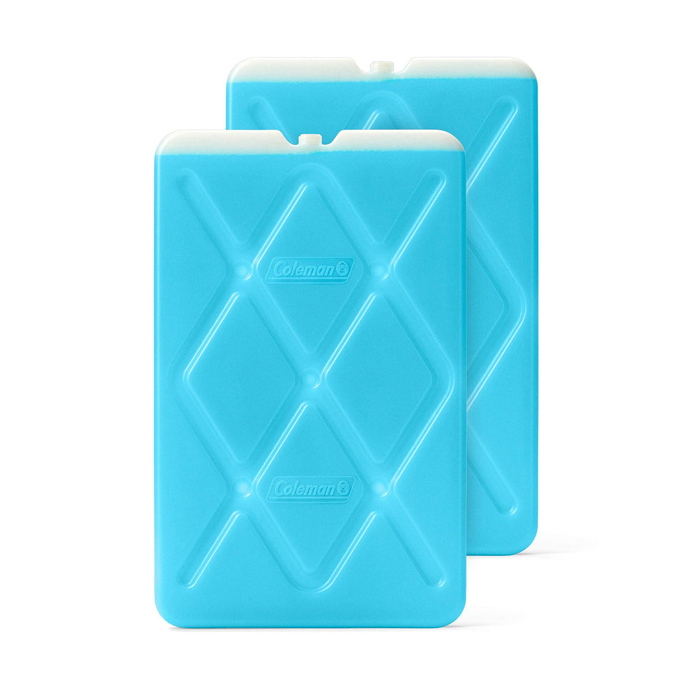 Coleman X-treme Chill Slim Ice Pack two-pack in cooler preserves freshness.