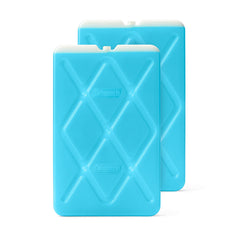 Coleman X-treme Chill Slim Ice Pack two-pack in cooler preserves freshness.