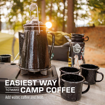 COLETTI Classic Enamel Set lifetime replacement promise offers confident outdoor purchases