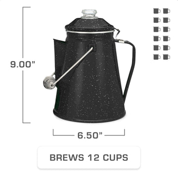 COLETTI Classic Enamel Set mugs shown together for reliable outdoor coffee rituals
