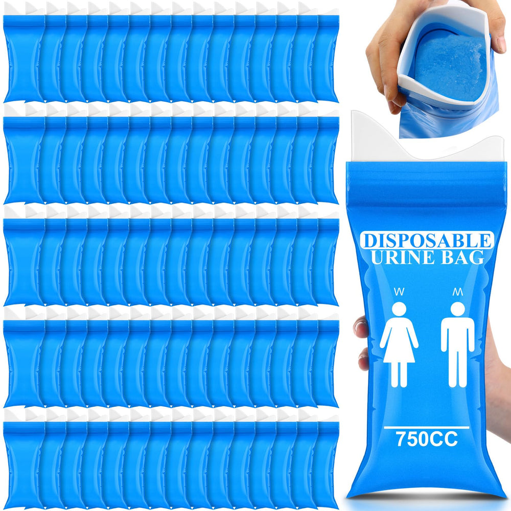 Colingmill urine bags pack 120pcs for travel portability and hygiene