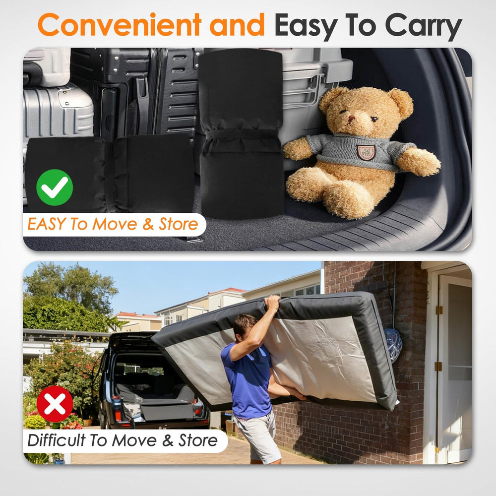 COLMERD easy-store design fits under beds or in a car trunk.