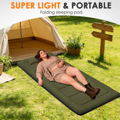 COLMERD waterproof anti-slip bottom keeps the sleeping pad in place and resists moisture.