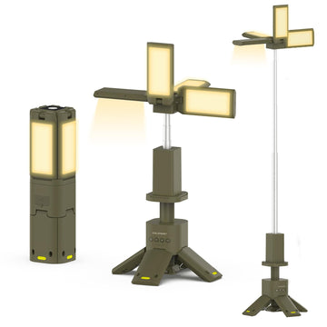 COLONOST wireless camping light extended pole for tall lighting in tents