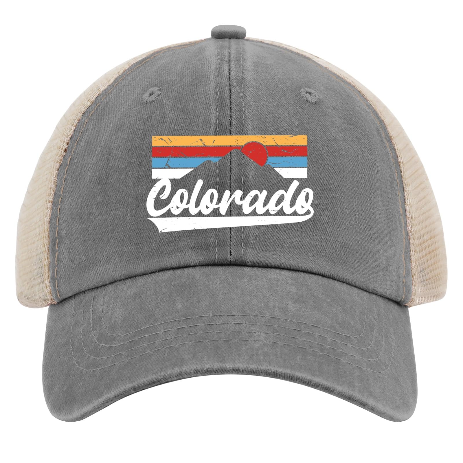 Gift-ready Colorado Mountains trucker hat for outdoors