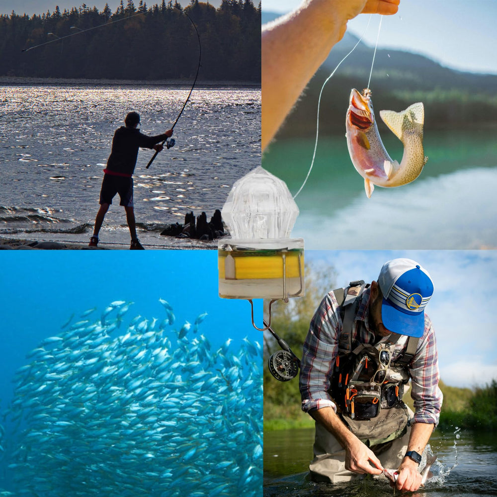 Colorful LED deep drop fishing lights package of 10