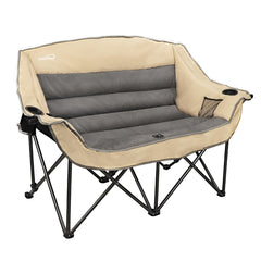 Colorsoul 2-person camping chair open layout showing spacious seating for two adults, great for shared outings.
