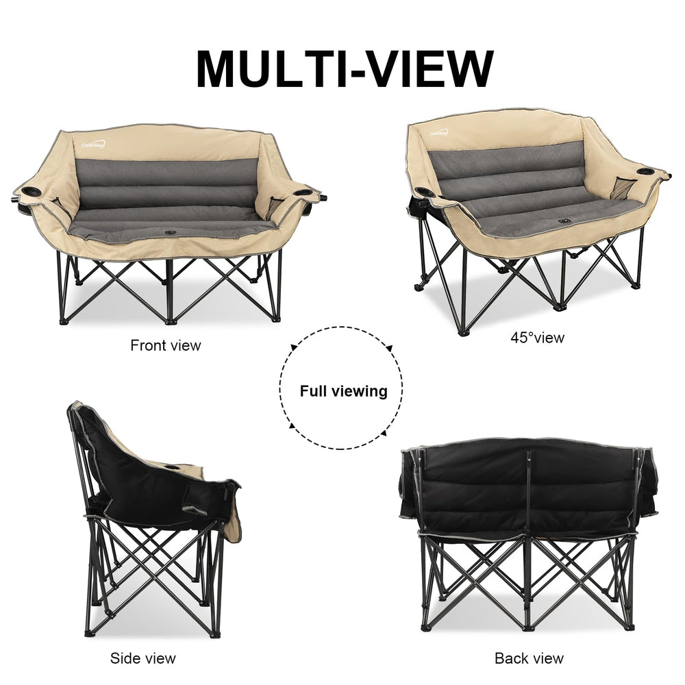 Colorsoul 600D fabric durability visible on the seat for long-lasting use.