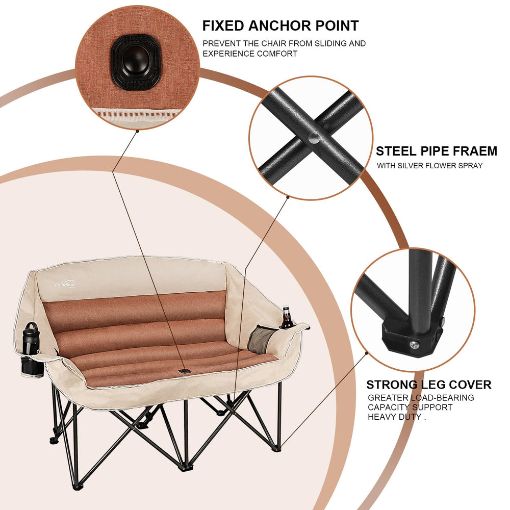 Colorsoul foldable portable for picnics camping simplifies transport and setup.
