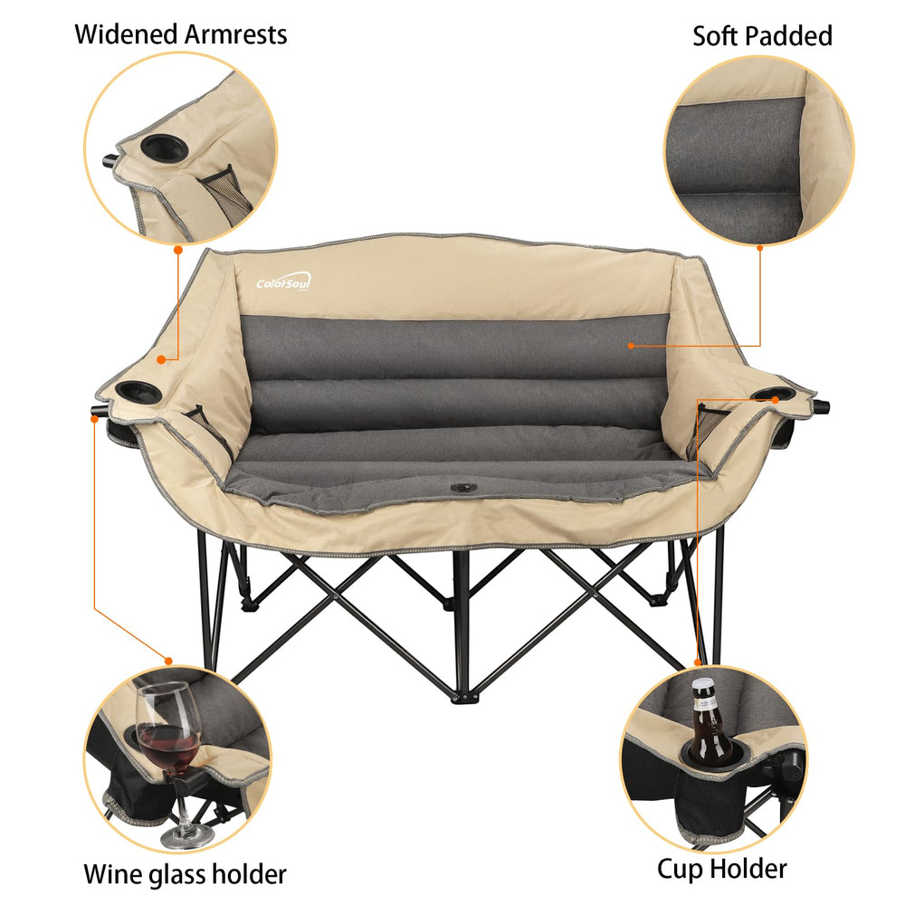 Colorsoul ideal for beach and camping scenes, enhancing outdoor comfort with family and friends.