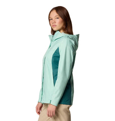 Columbia Arcadia II jacket packed into pocket demonstrating packability