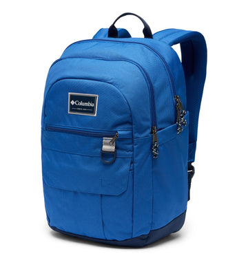 Columbia Buxton 26L backpack main compartment with laptop sleeve for up to 15-inch laptops on commutes.