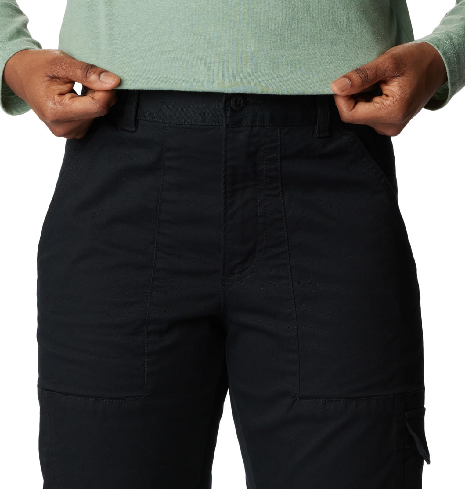 Columbia Calico Basin cotton pant full-length silhouette for outdoor wear