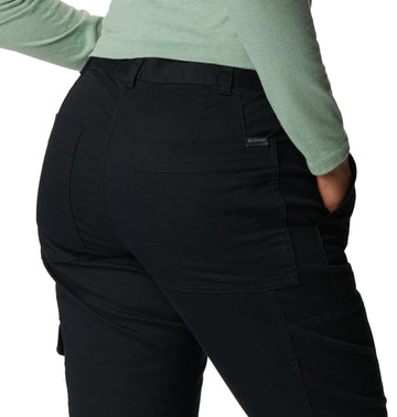 Columbia Calico Basin cotton pant in action for versatile adventures