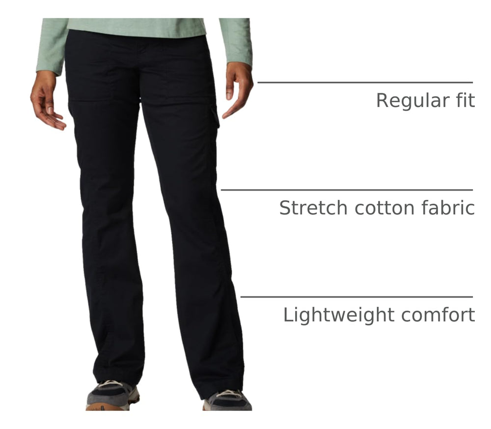Columbia Calico Basin cotton pant stretch fabric enables easy movement