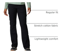 Columbia Calico Basin cotton pant stretch fabric enables easy movement