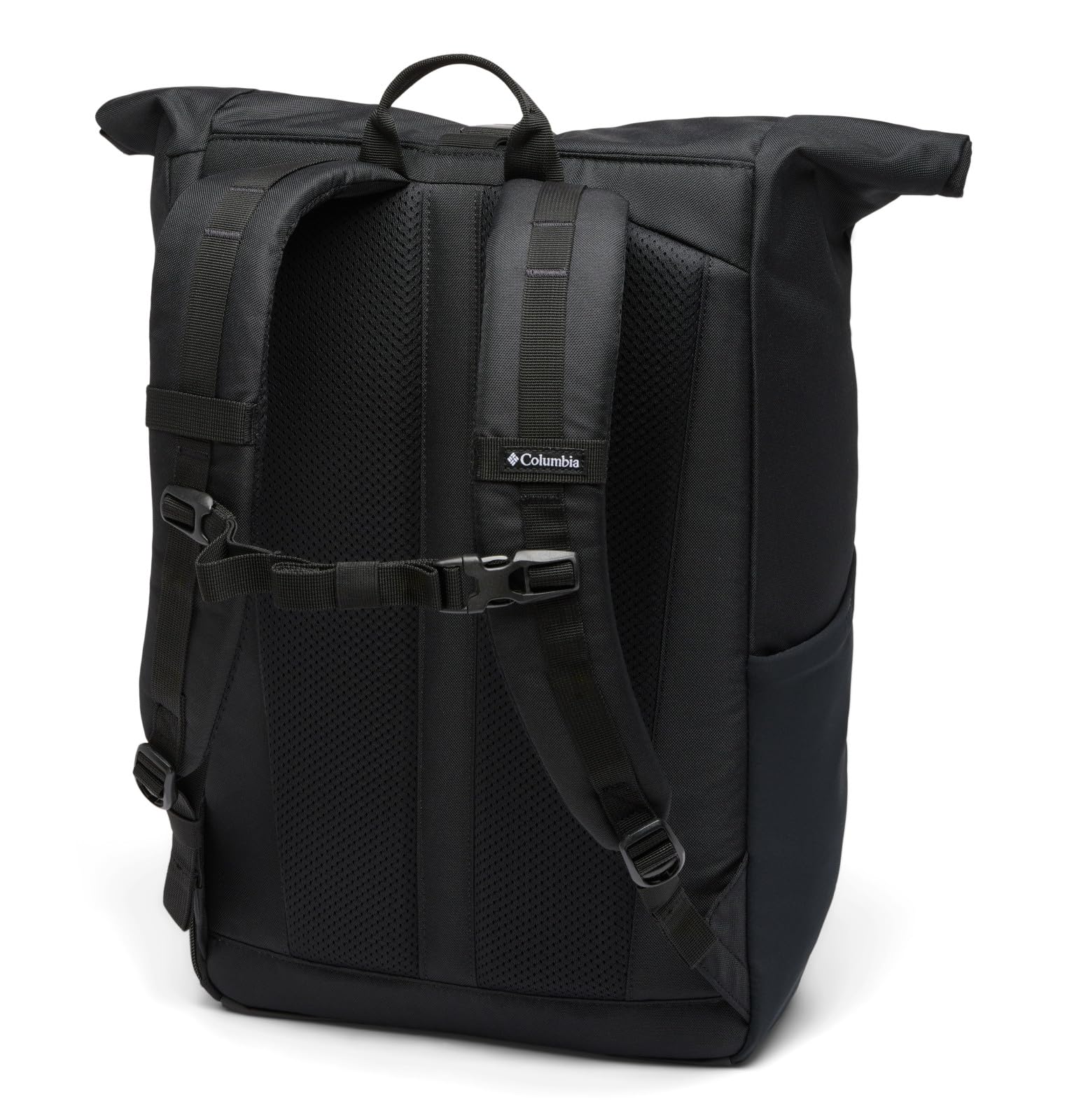 Columbia Convey III 27L with external laptop sleeve for on-the-go work.