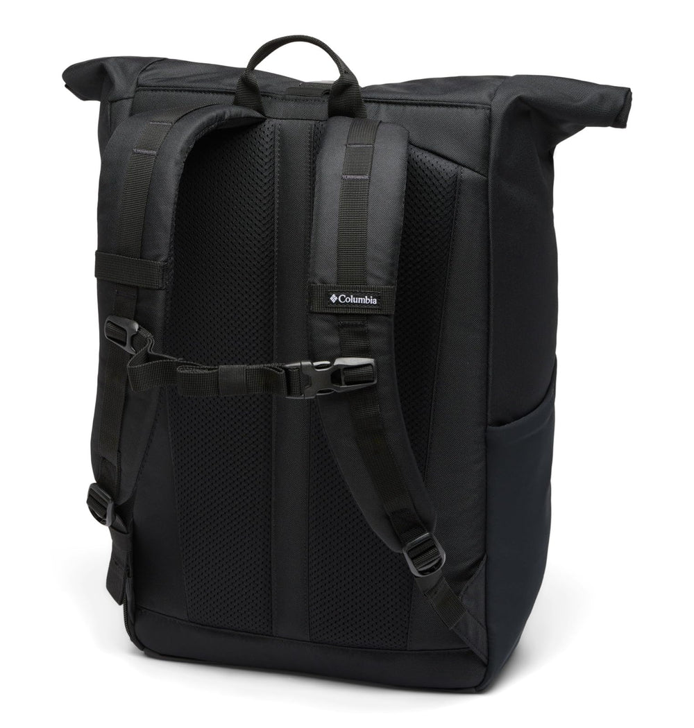 Columbia Convey III 27L with external laptop sleeve for on-the-go work.