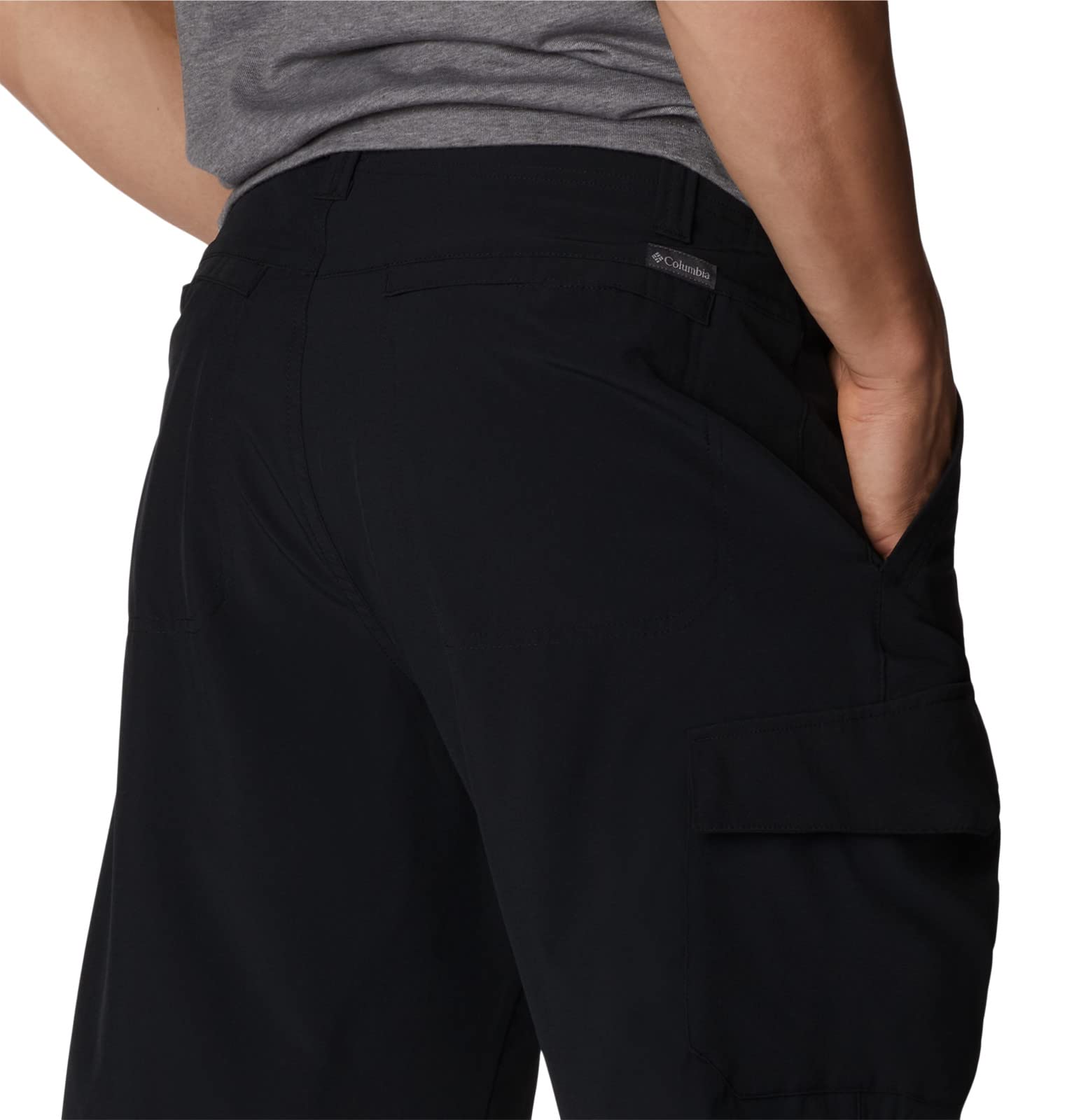 Columbia Eaglecrest Short fabric texture detail for durability.
