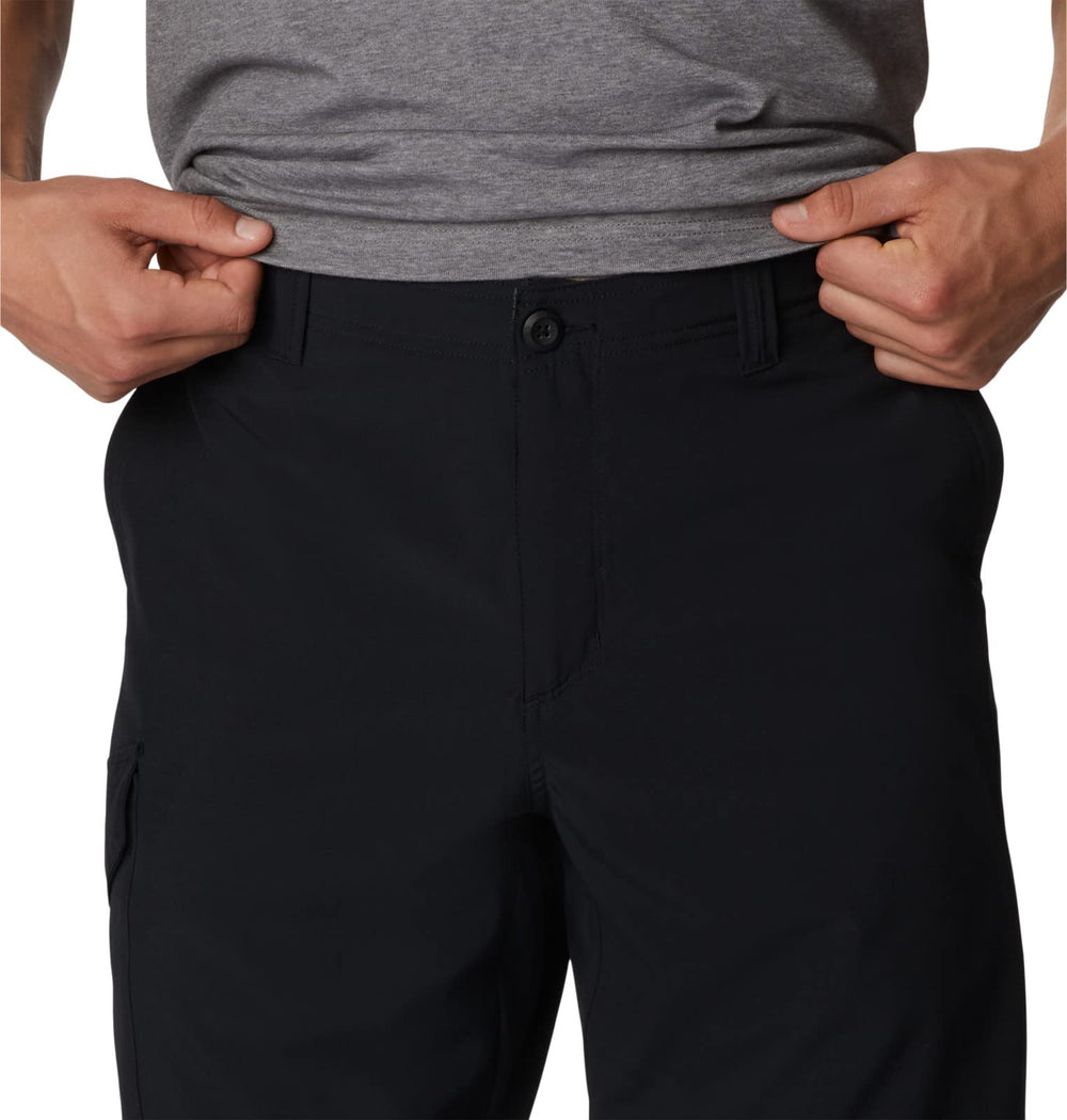 Columbia Eaglecrest Short waistband closeup highlighting stretch comfort.
