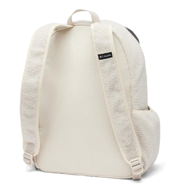 Columbia Helvetia 14L backpack side-pocket water bottle holder for hydration on the go.
