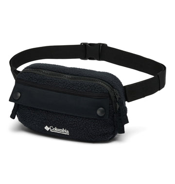 Columbia Helvetia II hip pack in black with front pocket for quick access