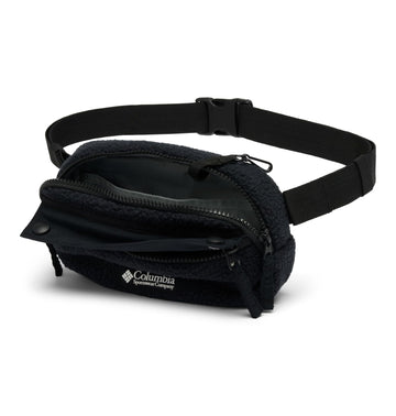 Columbia Helvetia II hip pack black featuring soft sherpa fleece for cozy daily carry