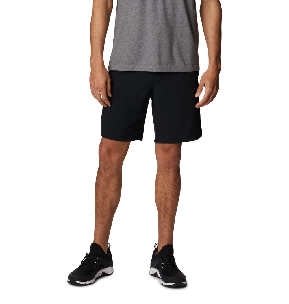 Columbia Hike Brief Short black XL front view showing moisture-wicking comfort